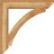 Ekena Millwork Thorton Slat Rough Sawn Bracket w/ Offset Brace, Western Red Cedar, 8"W x 40"D x 40"H BKT0806X40X40THR06RWR - alternate 3